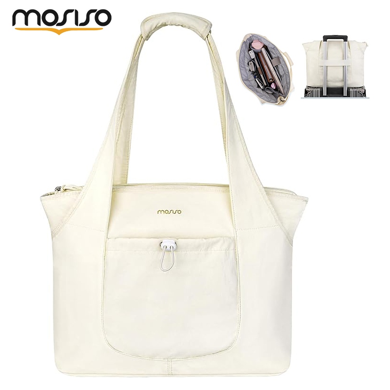 Leather Work Laptop Bag - กระเป๋าถือหนัง PU ขนาด 15 15.6 16