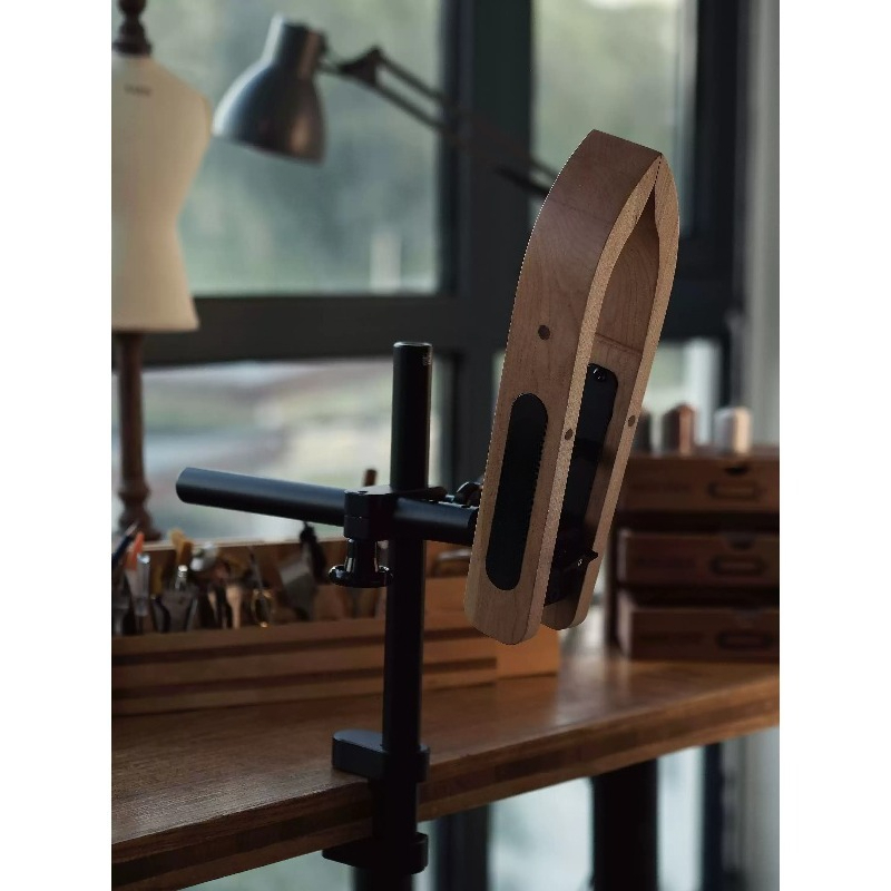 Leatherwork Diy - ขาตั้งหนีบหนังสำหรับงานเย็บหนัง DIY อุปกรณ์งานฝีมือหนังสำหรับยึดและติดตั้งงานเย็บหนัง