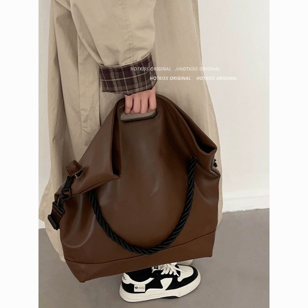 Leatherwork Wallet - 2025 ใหม่ผู้หญิงขนาดใหญ่สบายๆหนังนุ่มใต้วงแขนกระเป๋านักเรียนเดินทางCrossbodyโรมันToteกระเป๋าและกระเป๋าถือ