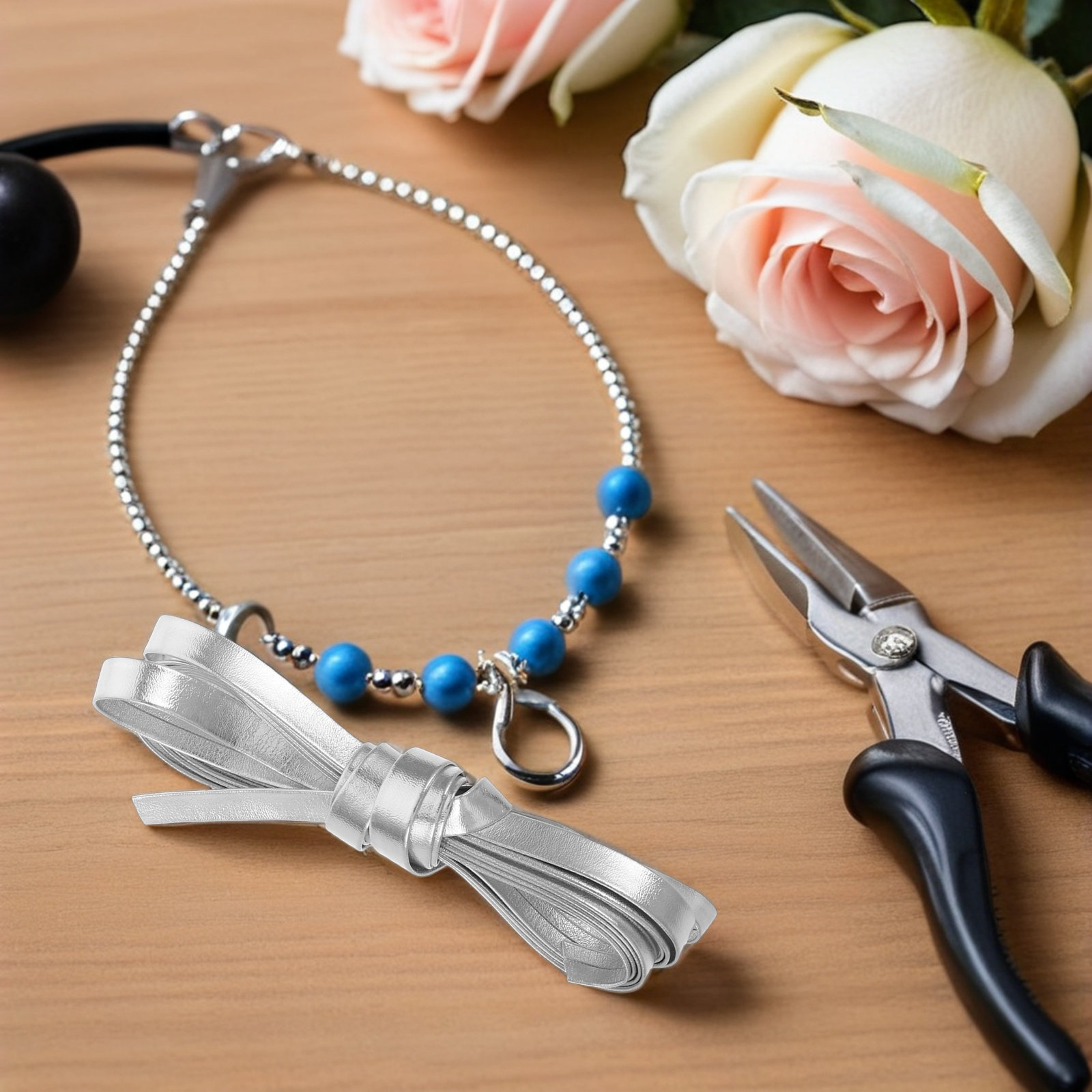 Leatherwork Jewelry - สายหนัง PU ขนาด 8 มม. 2