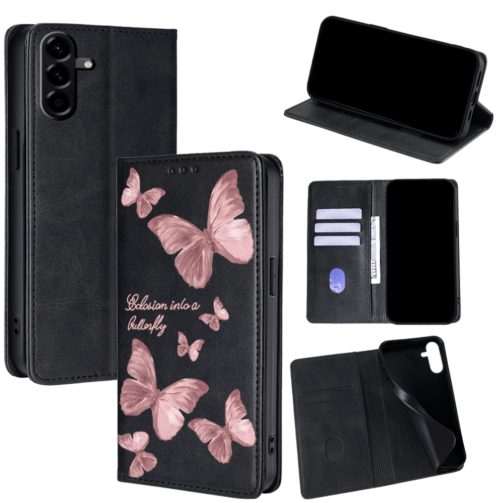 เคสหนังลายผีเสื้อสีชมพูสำหรับ  - Leatherwork Drawing บทวิจารณ์และราคา