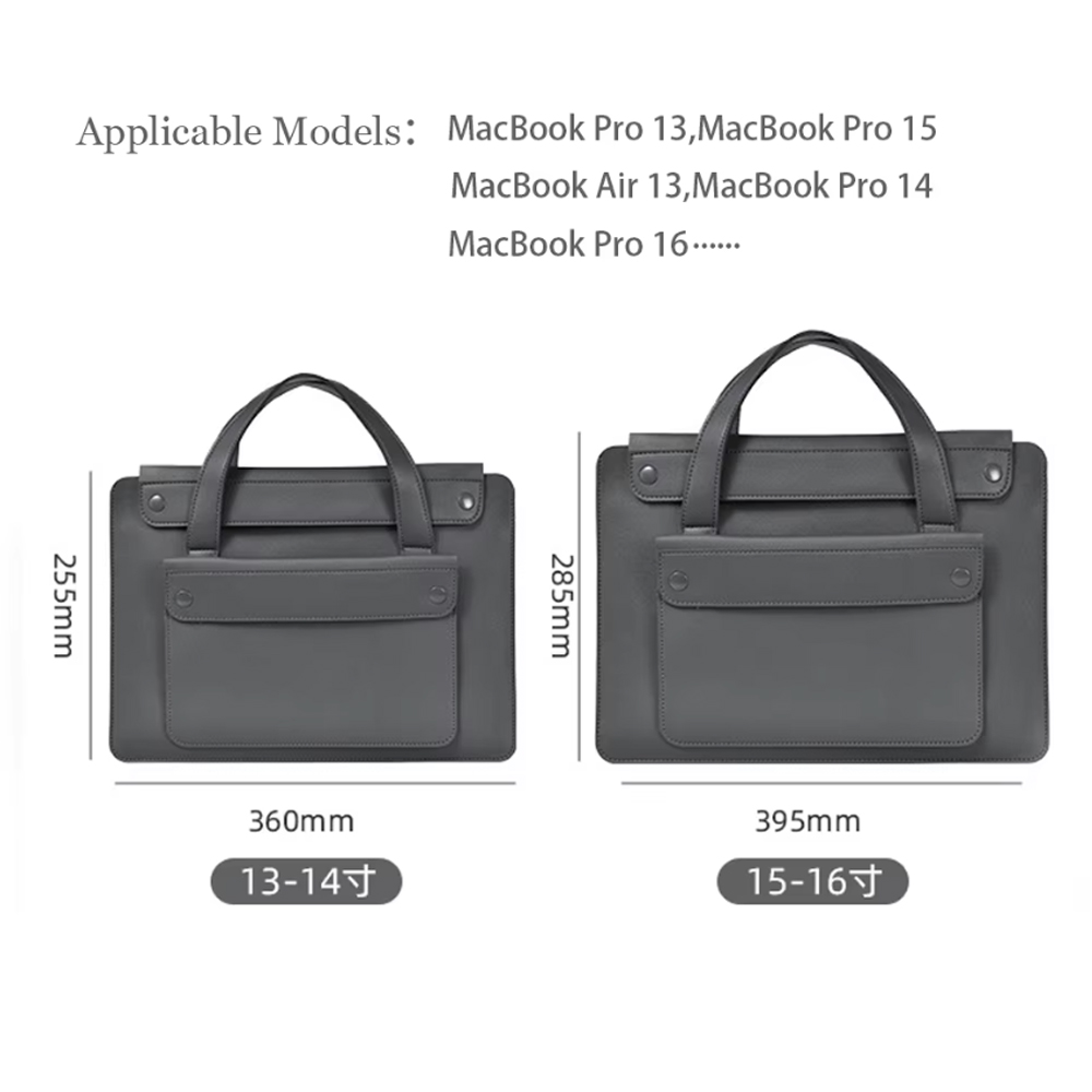 กระเป๋าแล็ปท็อปกระเป๋าถือซองหน - Leather Work Laptop Bag บทวิจารณ์และราคา