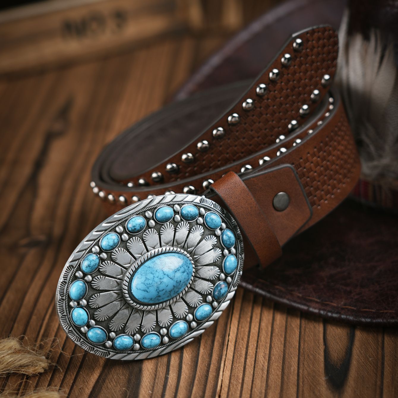 เข็มขัดลำลองสไตล์เรโทรสำหรับผู - Leather Work Western บทวิจารณ์และราคา