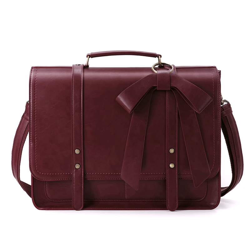 กระเป๋าแล็ปท็อปวิทยาลัยคนส่งเอ - Leather Work Laptop Bag บทวิจารณ์และราคา