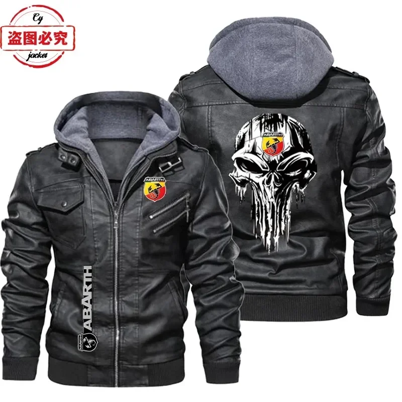 แจ็คเก็ตหนังไซส์ยุโรป โลโก้รถย - Leather Work Jacket With Hood บทวิจารณ์และราคา