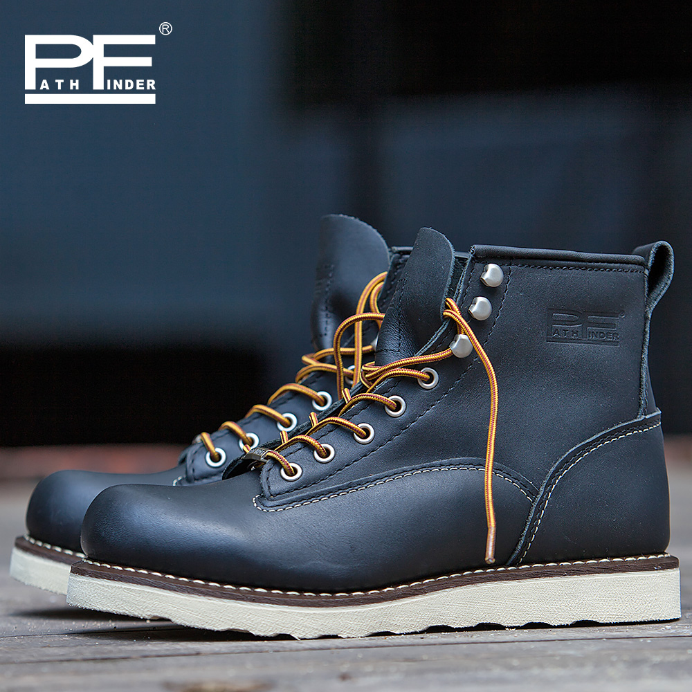 รองเท้าบูททำงานหนังแท้สำหรับผู - Leather Work Western บทวิจารณ์และราคา