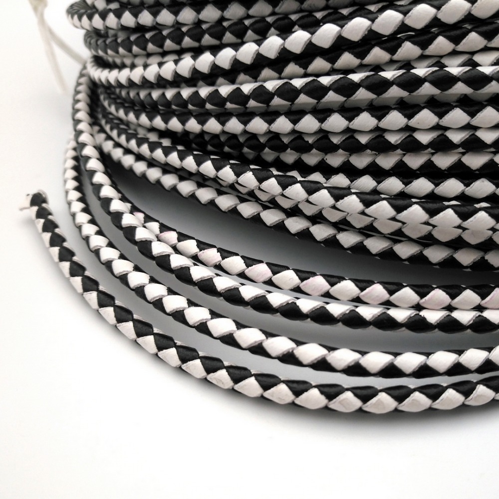 Aaazee สายหนังโบโลผสมสีดำและสี - Leatherwork Jewelry บทวิจารณ์และราคา