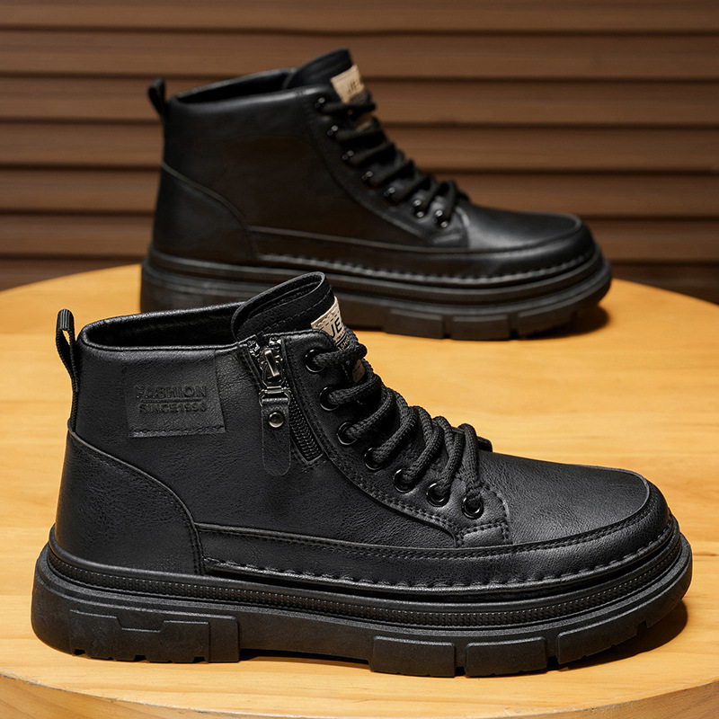 รองเท้าบูทหุ้มข้อสูง รองเท้าผู - Leatherworking Items บทวิจารณ์และราคา