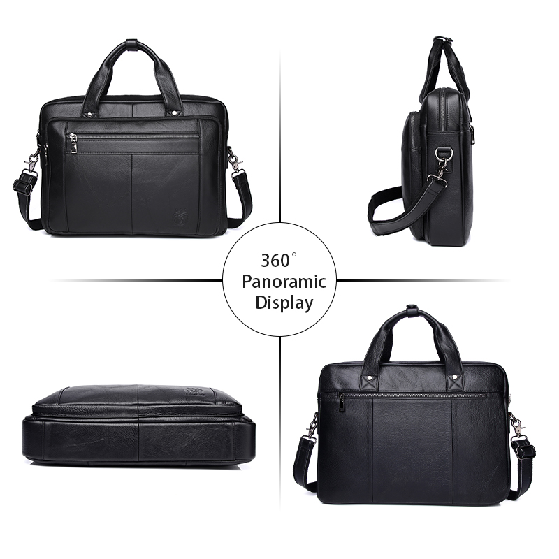 SCHLATUM ของแท้หนัง Bussiness  - Leather Work Laptop Bag บทวิจารณ์และราคา