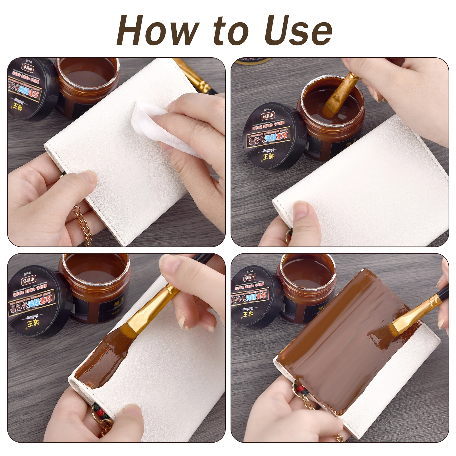 สีซ่อมหนัง 50 กรัม สีผสมสำหรับ - Leatherwork Diy บทวิจารณ์และราคา
