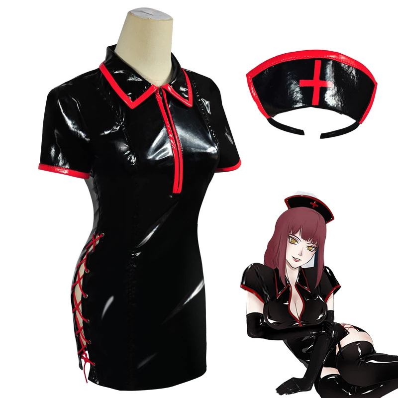 อะนิเมะ Chainsaw Man ชุดคอสเพล - Leather Work Dress บทวิจารณ์และราคา
