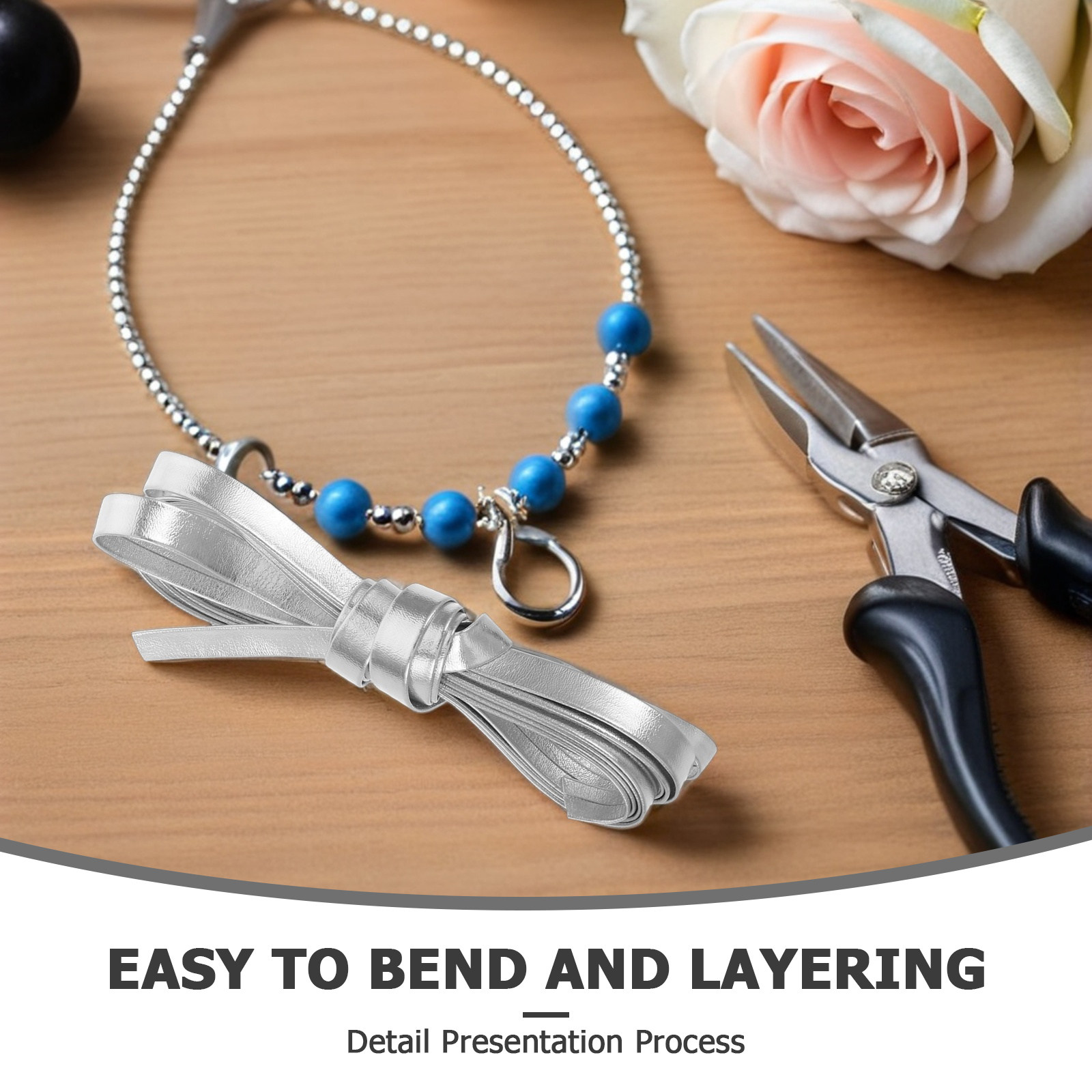 สายหนัง PU ขนาด 8 มม. 2 ชิ้น ส - Leatherwork Jewelry บทวิจารณ์และราคา