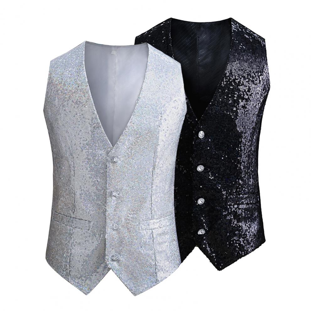 MENS ชุดเสื้อ Sequined Tank To - Leather Work Vest บทวิจารณ์และราคา