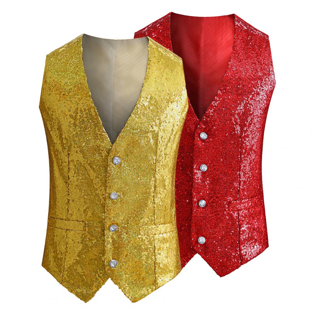 MENS ชุดเสื้อ Sequined Tank To - Leather Work Vest บทวิจารณ์และราคา