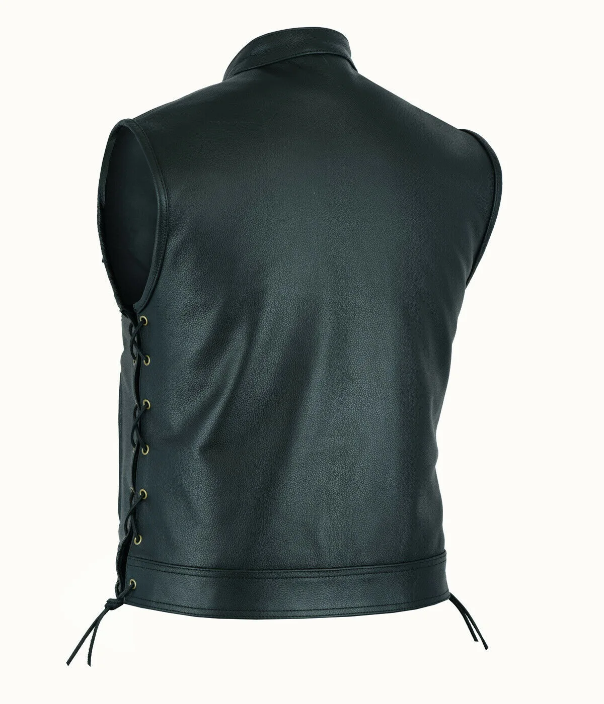 เสื้อกั๊กหนัง Punk แฟชั่น Casu - Leather Work Vest บทวิจารณ์และราคา